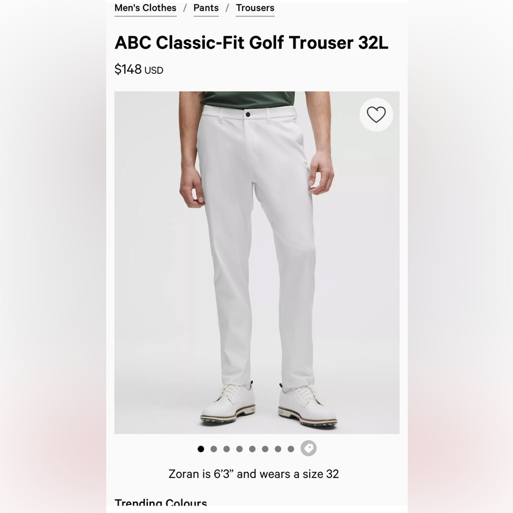 ABC Classic-Fit Golf Trouser